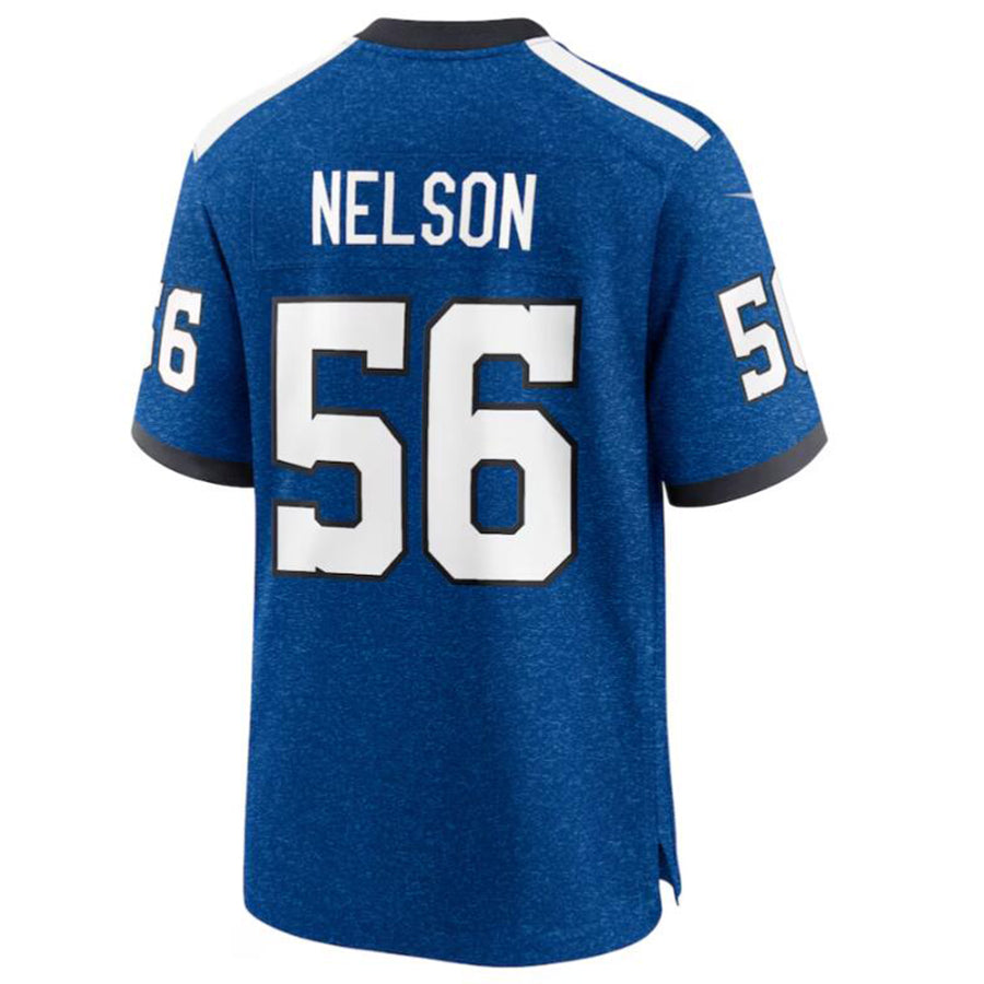 Yuxns IN.Colts #56 Quenton Nelson Royal Indiana Nights Alternate Game Jersey American Stitched Jerseys