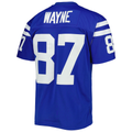Yuxns I.Colts #87 Reggie Wayne Mitchell & Ness Royal Legacy Replica Puhic Game Stitched Jerseys
