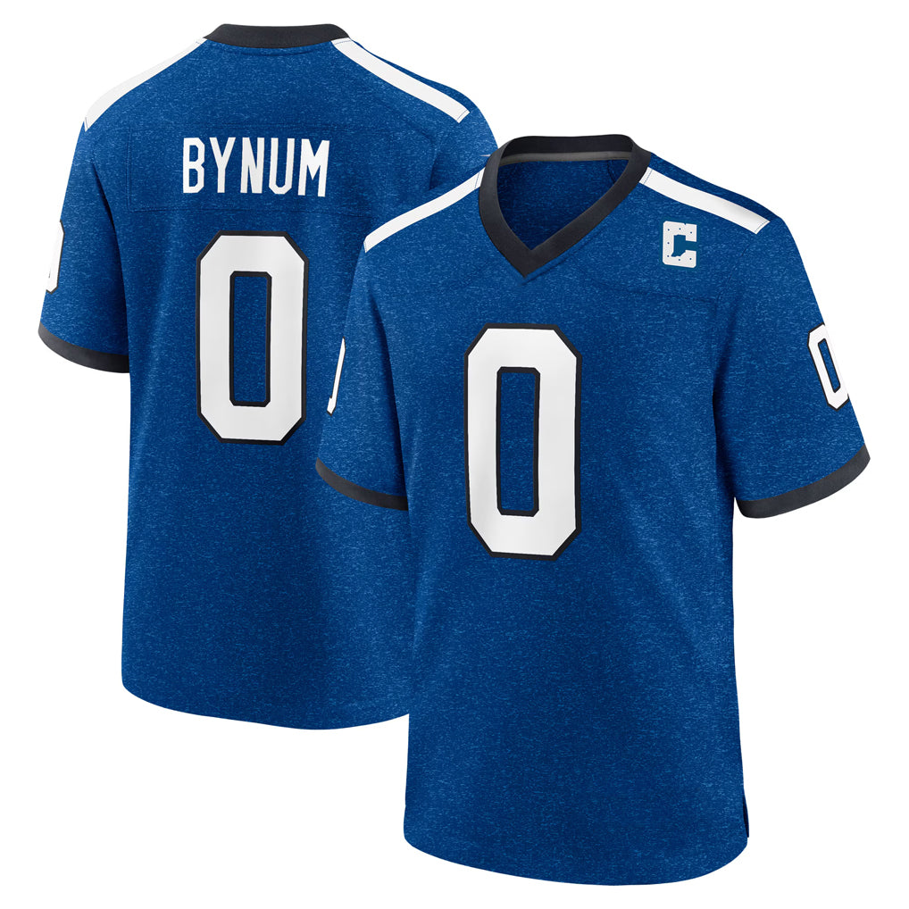 Yuxns IN.Colts #0 Camryn Bynum Player Royal Alternate Indiana Nights Home Game Stitched Jerseys