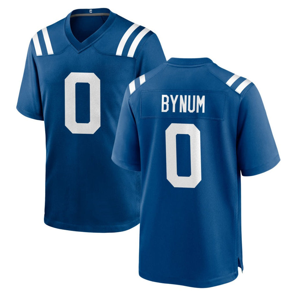 Yuxns IN.Colts #0 Camryn Bynum Player Royal Home Game Stitched Jerseys