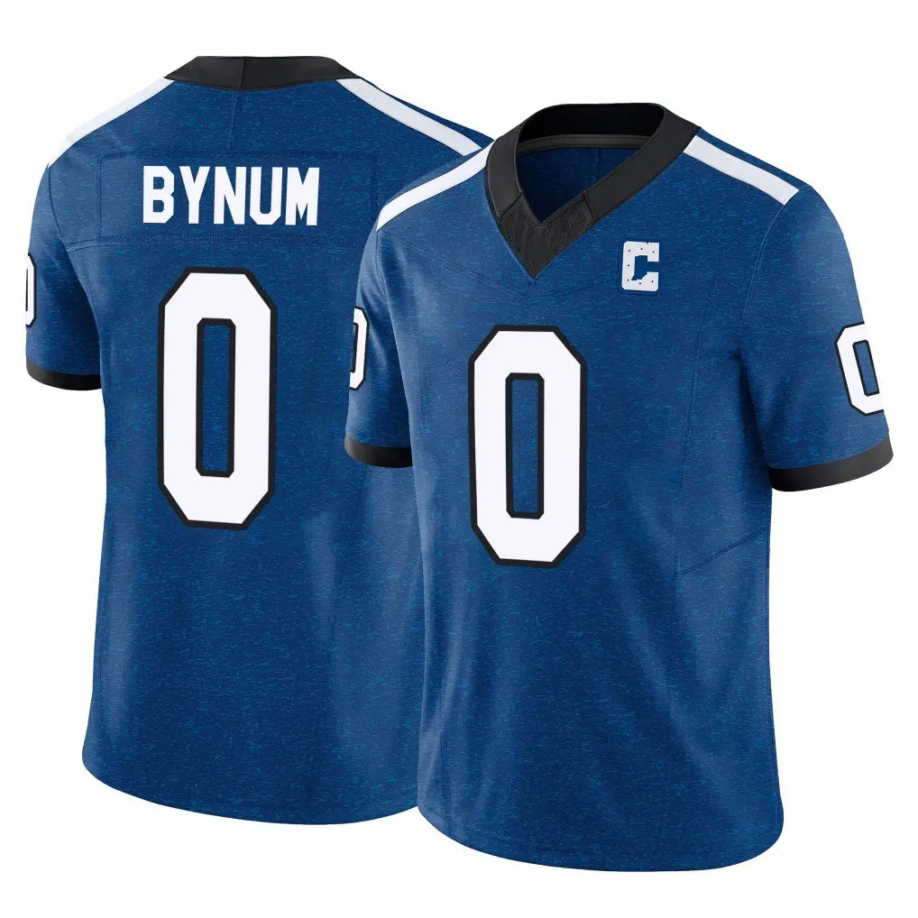 Yuxns IN.Colts #0 Camryn Bynum Player Royal Limited Indiana Nights Alternate Vapor F.U.S.E. Home Game Stitched Jerseys