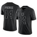Yuxns IN.Colts #14 Alec Pierce Player RFLCTV Limited Black Stitched Jerseys