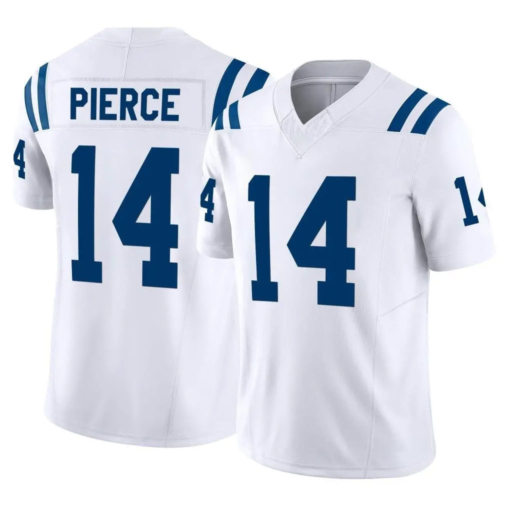 Yuxns IN.Colts #14 Alec Pierce Player White Limited Vapor F.U.S.E. Home Game Stitched Jerseys