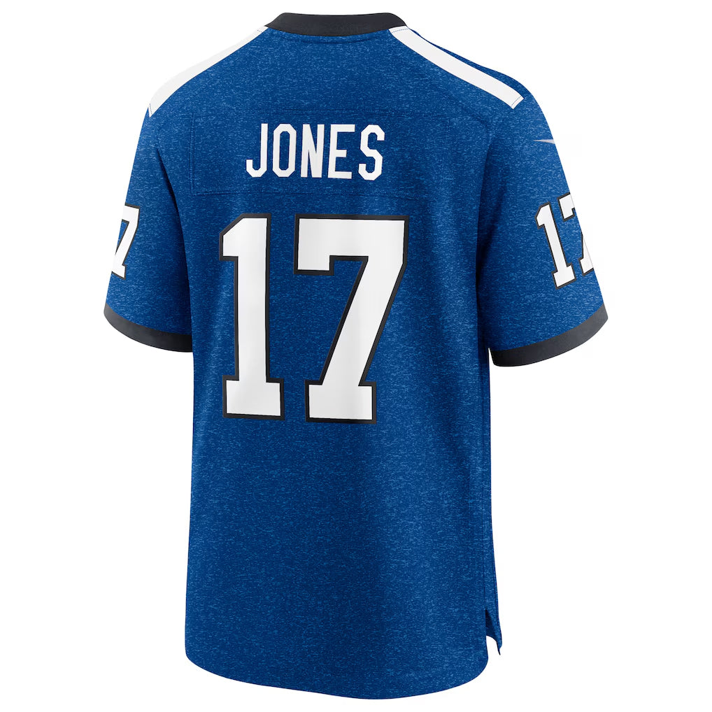 Yuxns IN.Colts #17 Daniel Jones Player Alternate 2 Indiana Nights Game Stitched Jerseys