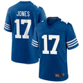 Yuxns IN.Colts #17 Daniel Jones Player Royal Limited Game Stitched Jerseys