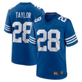 Yuxns IN.Colts #28 Jonathan Taylor Player Royal Limited Home Game Stitched Jerseys