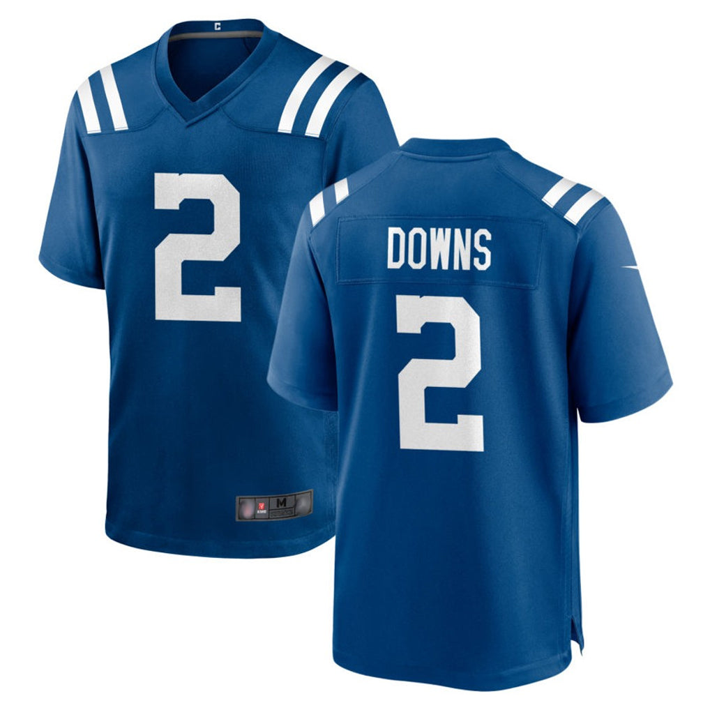 Yuxns IN.Colts #2 Josh Downs Player Royal Home Game Stitched Jerseys