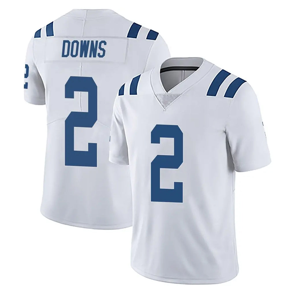 Yuxns IN.Colts #2 Josh Downs Player White Limited Vapor Untouchable Home Game Stitched Jerseys
