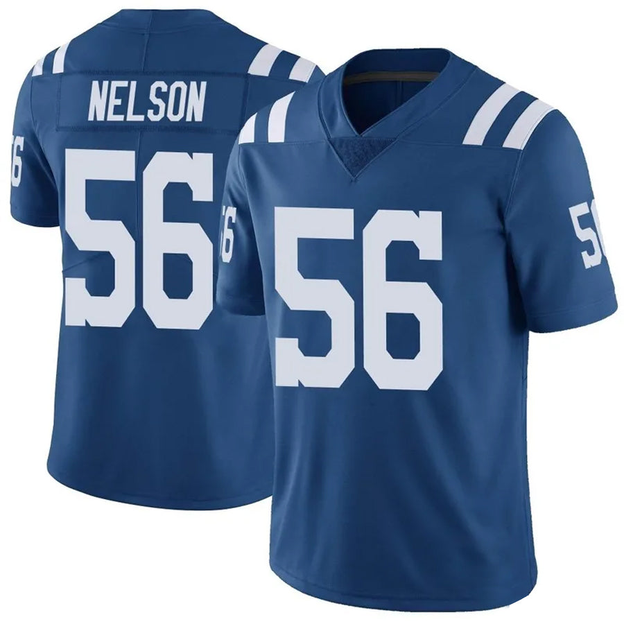 Yuxns IN.Colts #56 Quenton Nelson Player Blue Limited Game Stitched Jerseys