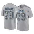 Yuxns IN.Colts #79 Bernhard Raimann Player Gray Atmosphere Fashion Home Game Stitched Jerseys