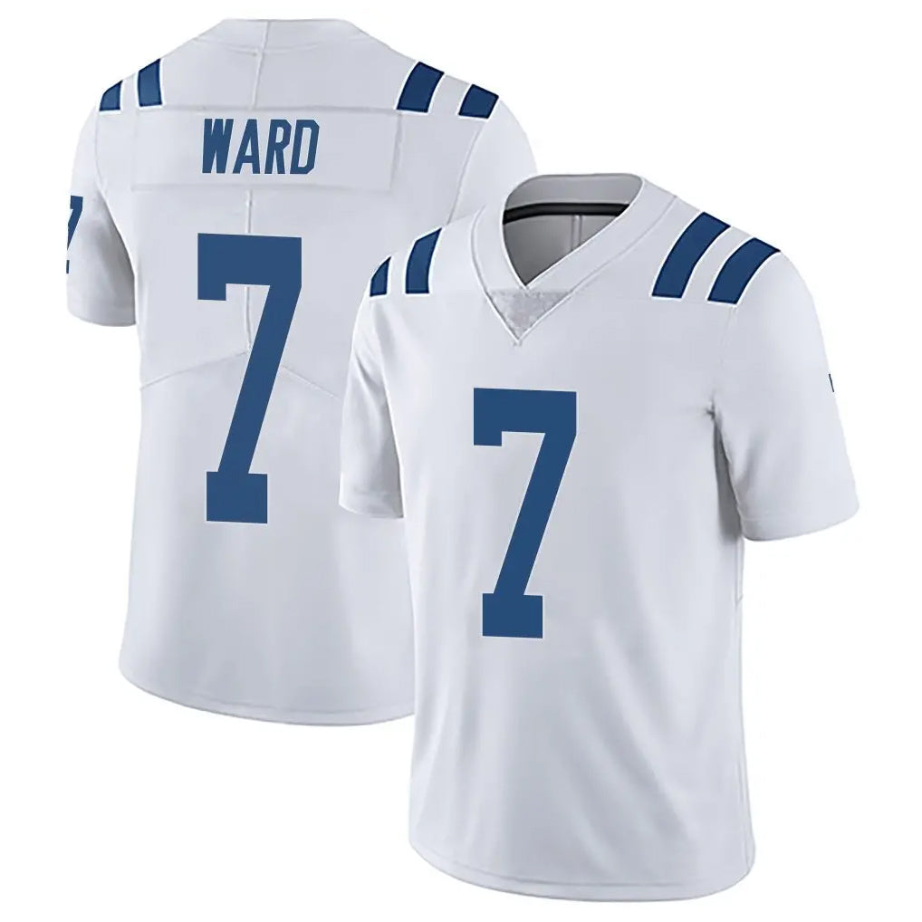 Yuxns IN.Colts #7 Charvarius Ward Sr. Player White Limited Vapor Untouchable Home Game Stitched Jerseys