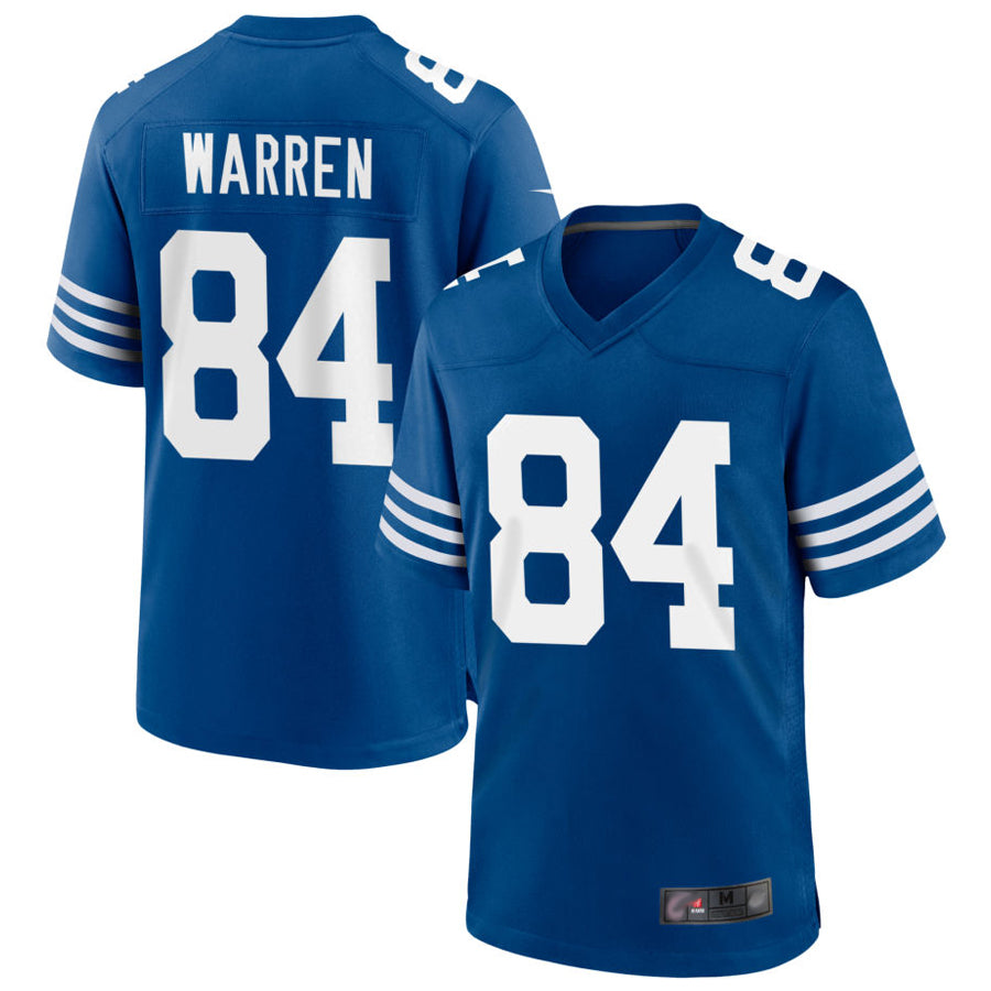 Yuxns IN.Colts #84 Tyler Warren Player Royal Limited Game Stitched Jerseys
