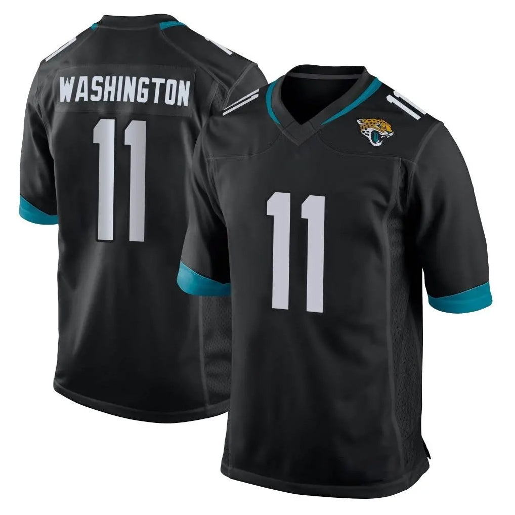 Yuxns J.Jaguars #11 Parker Washington Player Black Home Game Stitched Jerseys