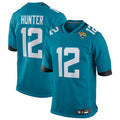 Yuxns J.Jaguars #12 Travis Hunter Player Teal Replica Game Stitched Jerseys