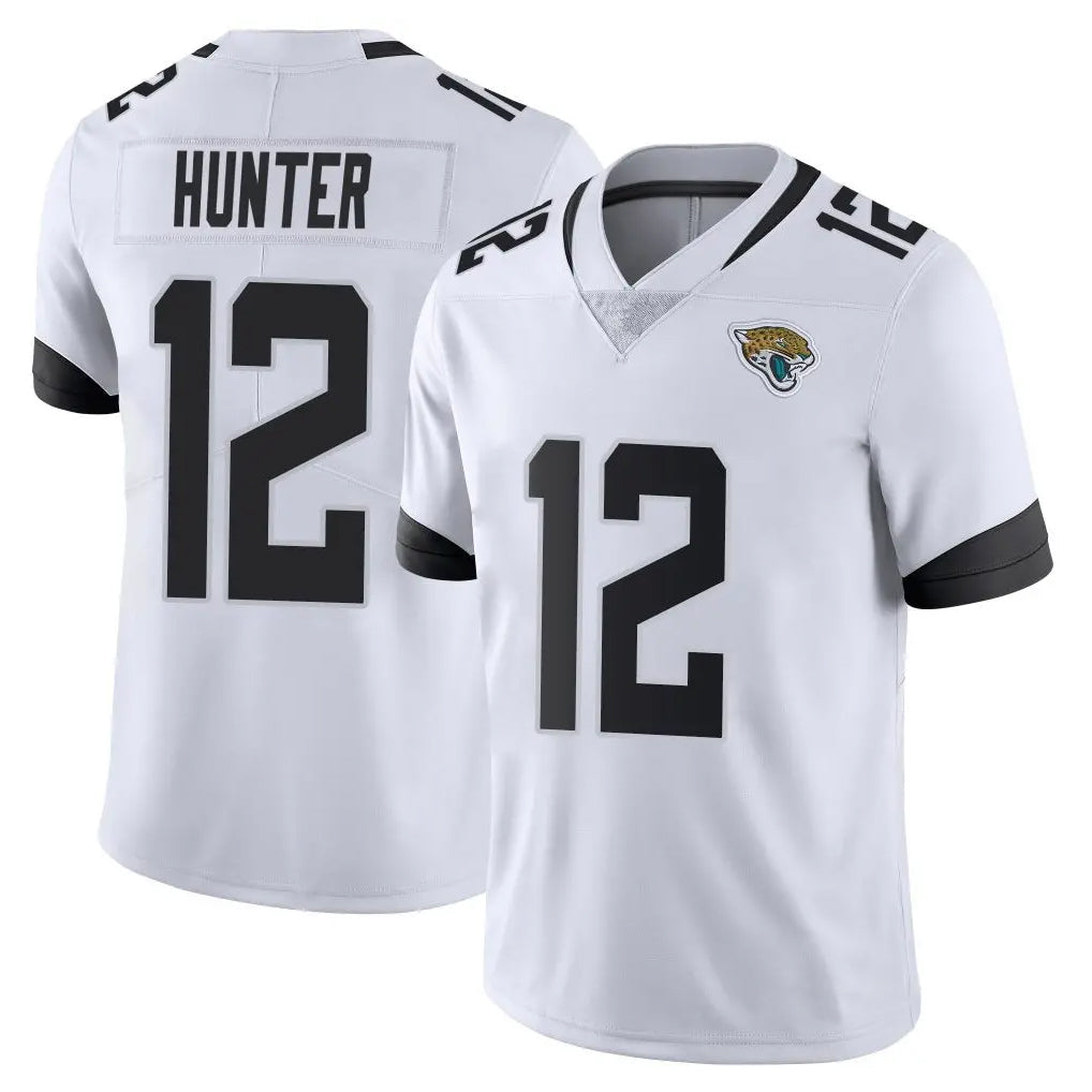 Yuxns J.Jaguars #12 Travis Hunter Player White Vapor Untouchable Limited Home Game Stitched Jerseys
