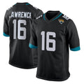 Yuxns J.Jaguars #16 Trevor Lawrence Player Black Home Game Stitched Jerseys