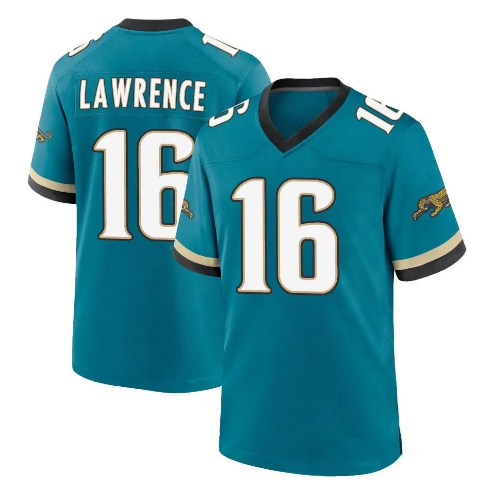 Yuxns J.Jaguars #16 Trevor Lawrence Player Teal Prowler Throwback Limited Home Game Stitched Jerseys