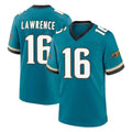 Yuxns J.Jaguars #16 Trevor Lawrence Player Teal Prowler Throwback Limited Home Game Stitched Jerseys
