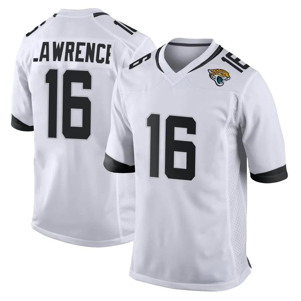Yuxns J.Jaguars #16 Trevor Lawrence Player White Home Game Stitched Jerseys