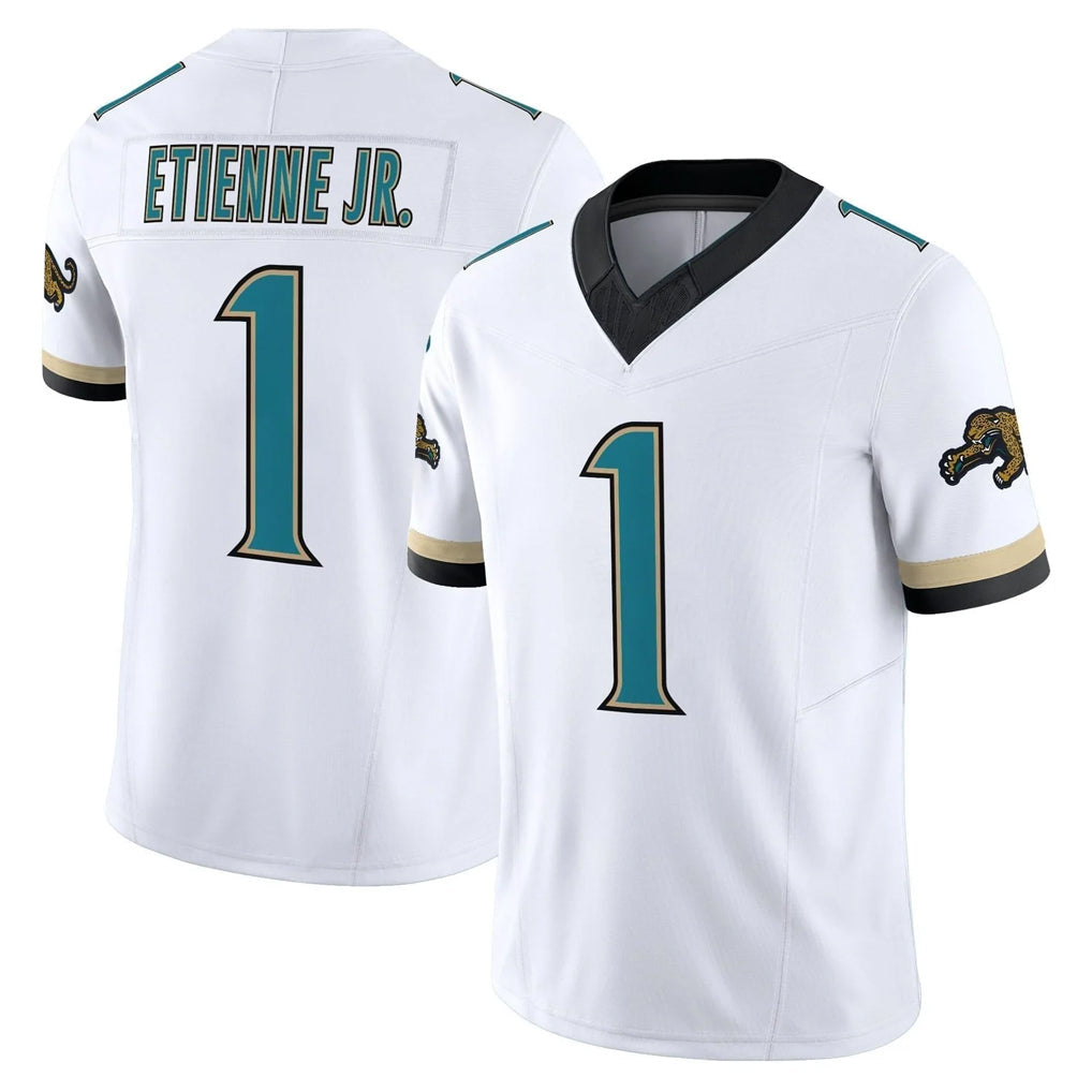 Yuxns J.Jaguars #1 Montaric Brown Player White Prowler Throwback Vapor F.U.S.E. Limited Home Game Stitched Jerseys