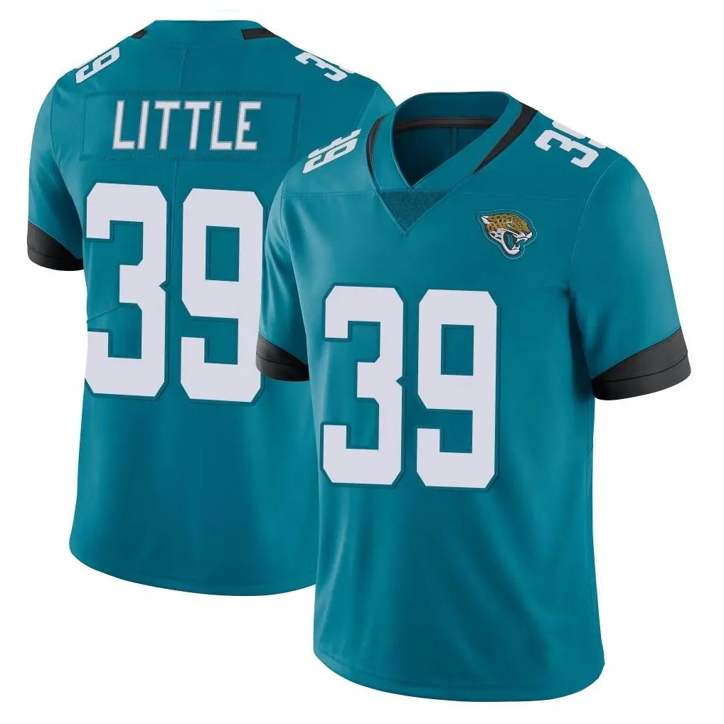 Yuxns J.Jaguars #39 Cam Little Player Teal Vapor Untouchable Limited Home Game Stitched Jerseys
