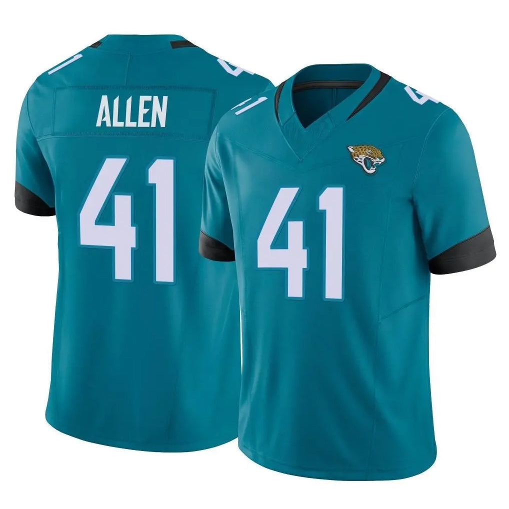 Yuxns J.Jaguars #41 Josh Hines-Allen Player Teal Vapor F.U.S.E. Limited Home Game Stitched Jerseys