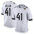 Yuxns J.Jaguars #41 Josh Hines-Allen Player White Home Game Stitched Jerseys