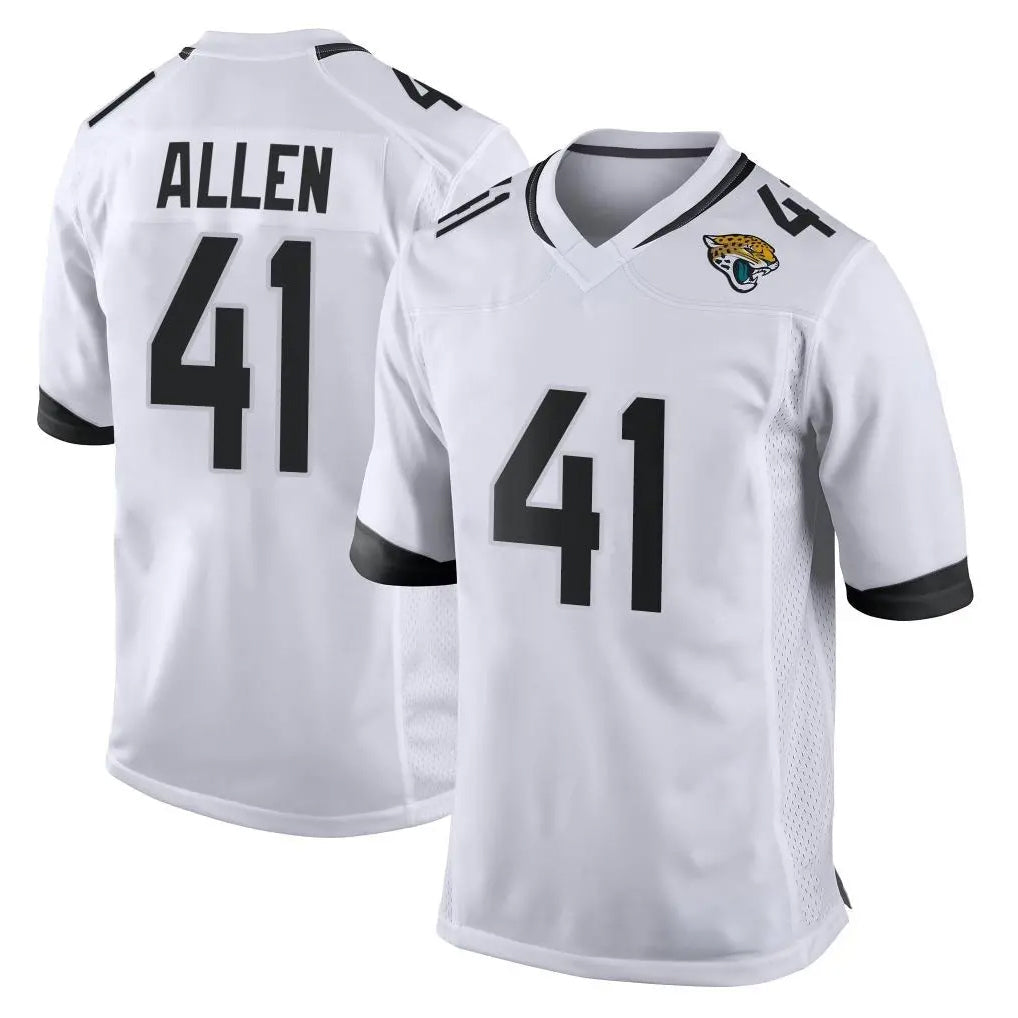 Yuxns J.Jaguars #41 Josh Hines-Allen Player White Home Game Stitched Jerseys