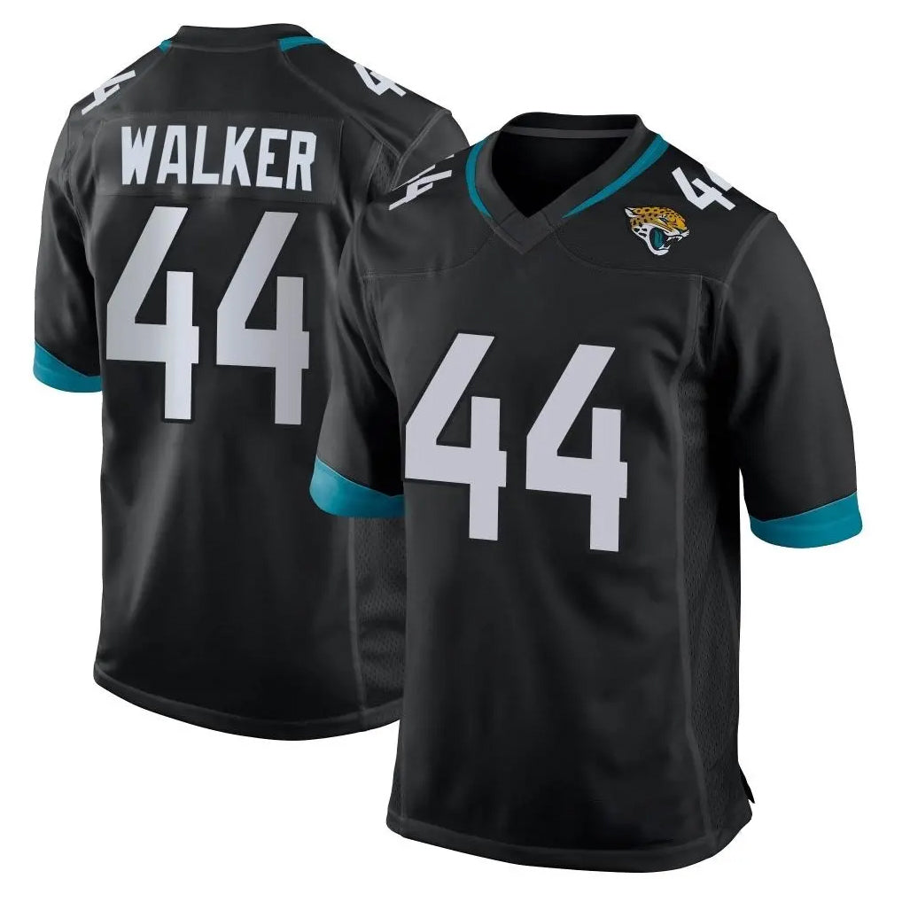 Yuxns J.Jaguars #44 Travon Walker Player Black Home Game Stitched Jerseys