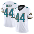 Yuxns J.Jaguars #44 Travon Walker Player White Prowler Throwback Vapor F.U.S.E. Limited Home Game Stitched Jerseys