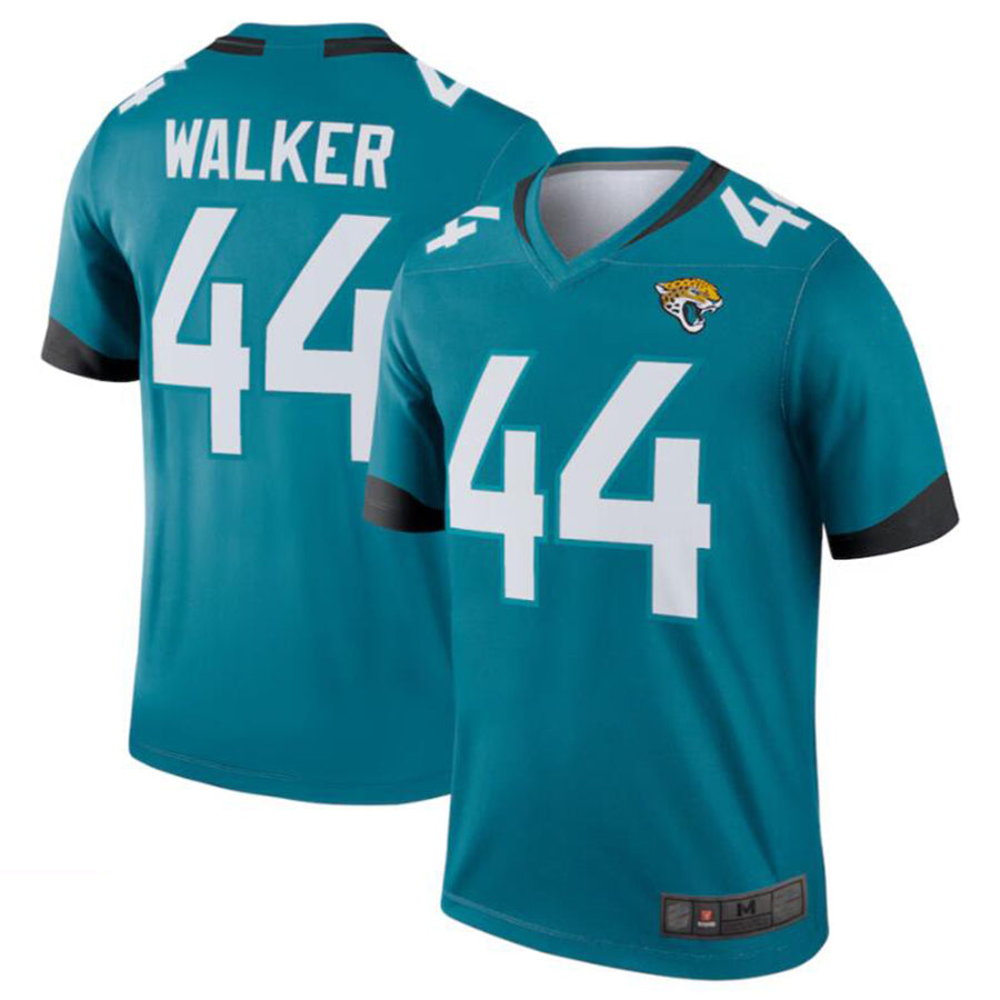 Yuxns J.Jaguars #44 Travon Walker Teal Legend Jersey American Stitched Jerseys