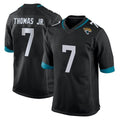 Yuxns J.Jaguars #7 Brian Thomas Jr. Player Black Home Game Stitched Jerseys