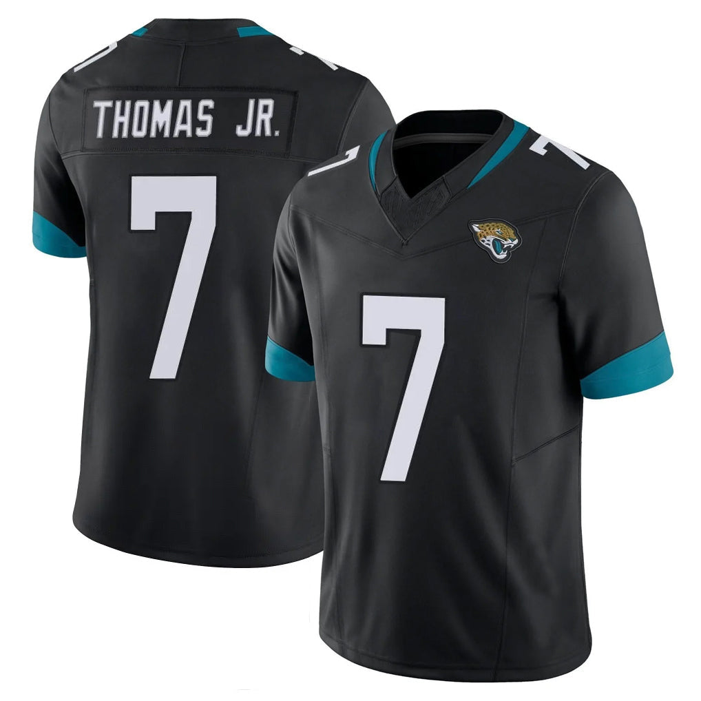 Yuxns J.Jaguars #7 Brian Thomas Jr. Player Black Vapor F.U.S.E. Limited Home Game Stitched Jerseys