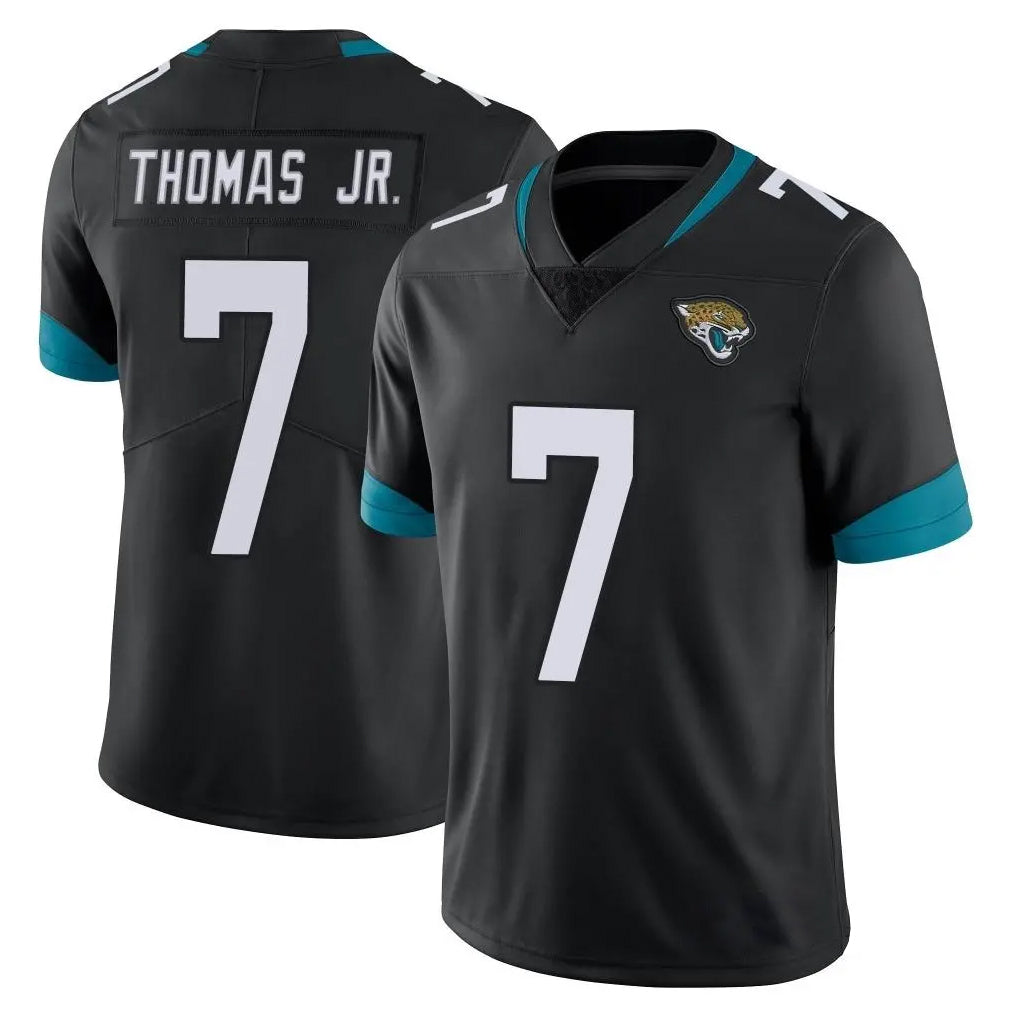 Yuxns J.Jaguars #7 Brian Thomas Jr. Player Black Vapor Untouchable Limited Home Game Stitched Jerseys