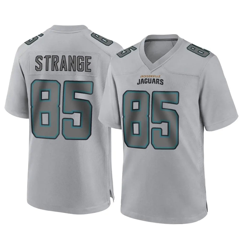 Yuxns J.Jaguars #85 Brenton Strange Player Gray Atmosphere Fashion Home Game Stitched Jerseys