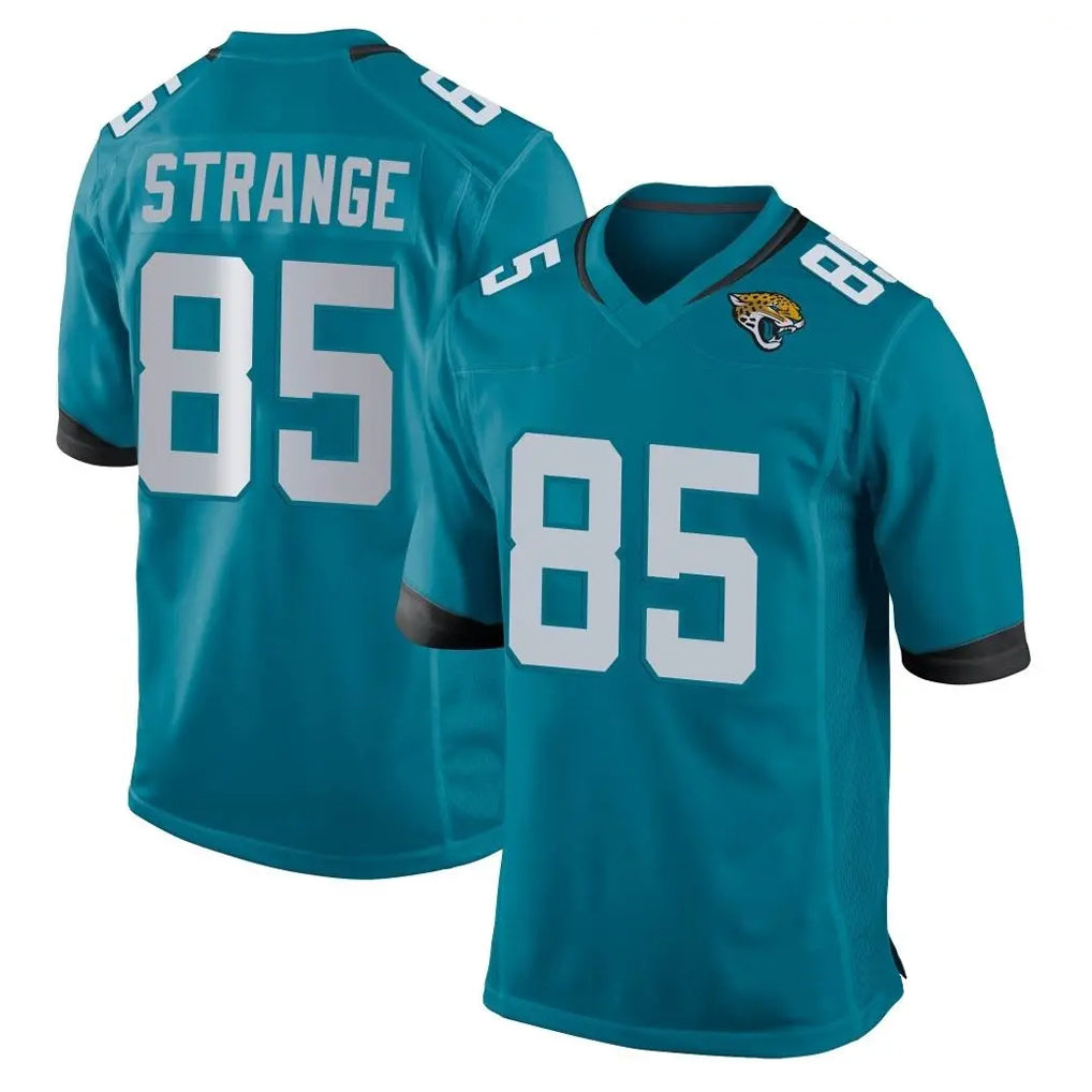 Yuxns J.Jaguars #85 Brenton Strange Player Teal Home Game Stitched Jerseys