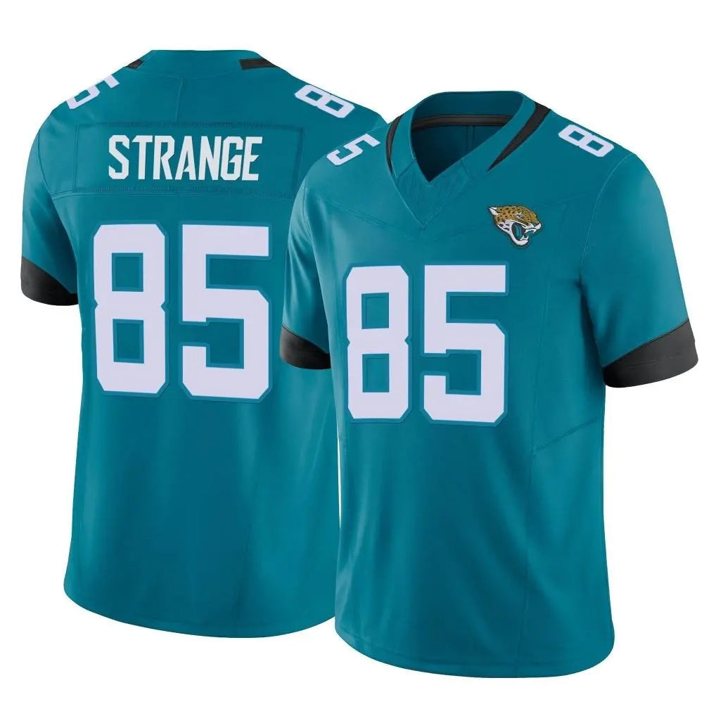 Yuxns J.Jaguars #85 Brenton Strange Player Teal Vapor F.U.S.E. Limited Home Game Stitched Jerseys