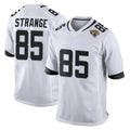 Yuxns J.Jaguars #85 Brenton Strange Player White Home Game Stitched Jerseys