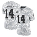 Yuxns KC.Chiefs #14 Matt Araiza Player Arctic Camo Salute To Service Limited Game Stitched Jerseys