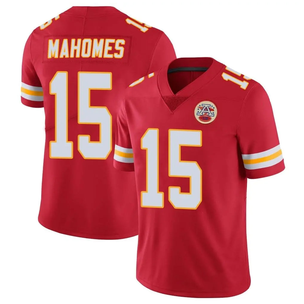 Yuxns KC.Chiefs #15 Patrick Mahomes Player Red Limited Vapor Untouchable Home Game Stitched Jerseys