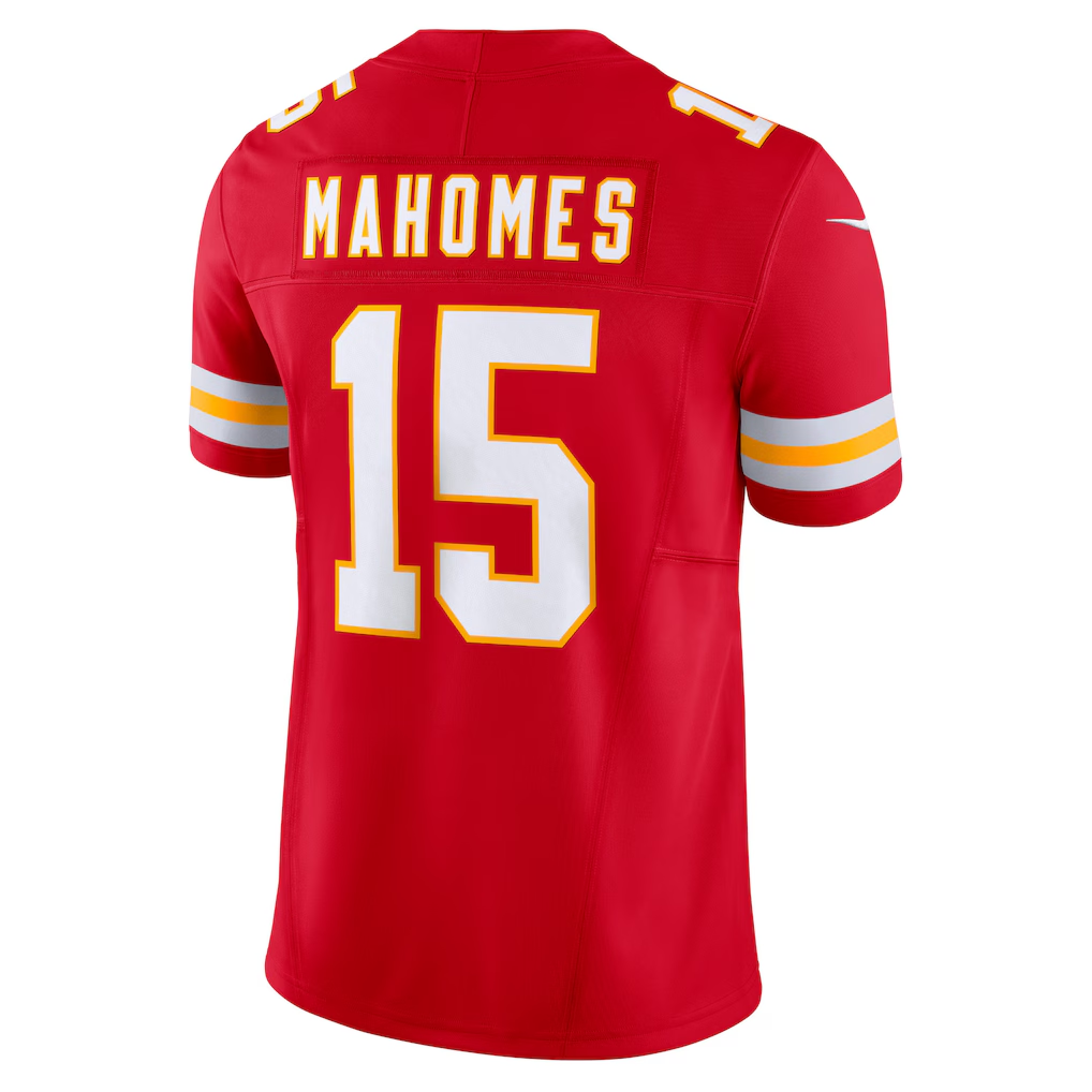 Yuxns KC.Chiefs #15 Patrick Mahomes Red Vapor F.U.S.E. Limited Stitched Jerseys