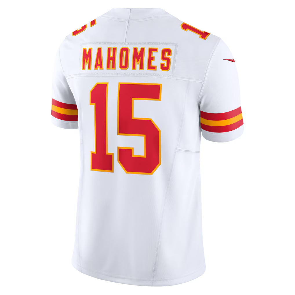 Yuxns KC.Chiefs #15 Patrick Mahomes White Vapor F.U.S.E. Limited Stitched Jerseys