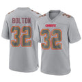 Yuxns KC.Chiefs #32 Nick Bolton Player Gray Limited Game Stitched Jerseys