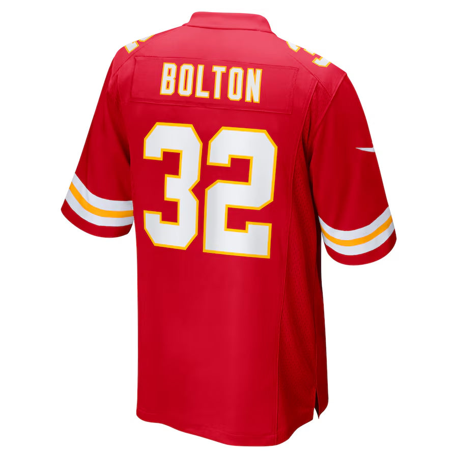 Yuxns KC.Chiefs #32 Nick Bolton Player Red Home Game Stitched Jerseys