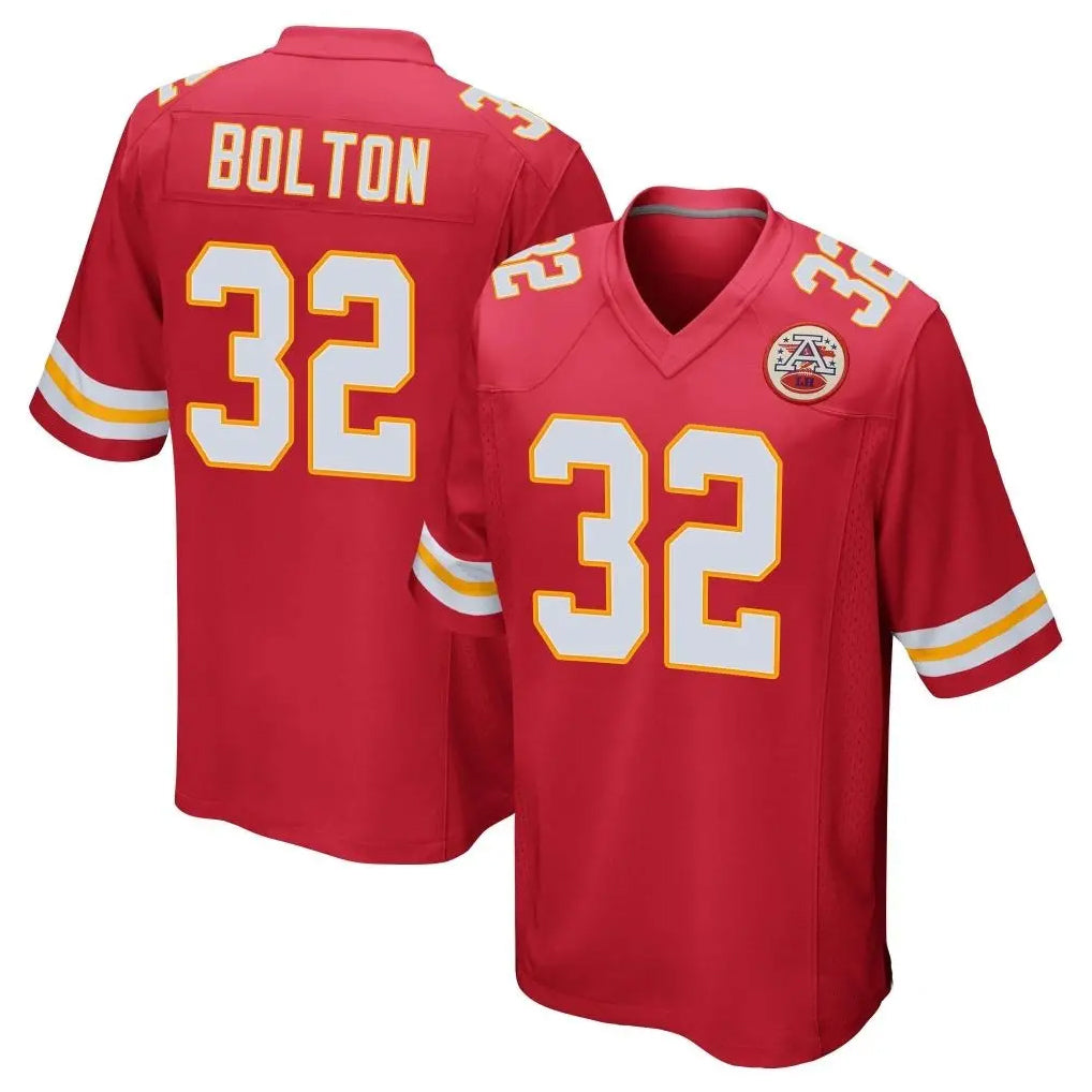 Yuxns KC.Chiefs #32 Nick Bolton Player Red Home Game Stitched Jerseys