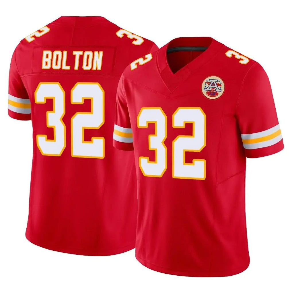 Yuxns KC.Chiefs #32 Nick Bolton Player Red Limited Vapor F.U.S.E. Home Game Stitched Jerseys