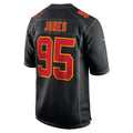 Yuxns KC.Chiefs #95 Chris Jones Player Black Fashion Game Stitched Jerseys