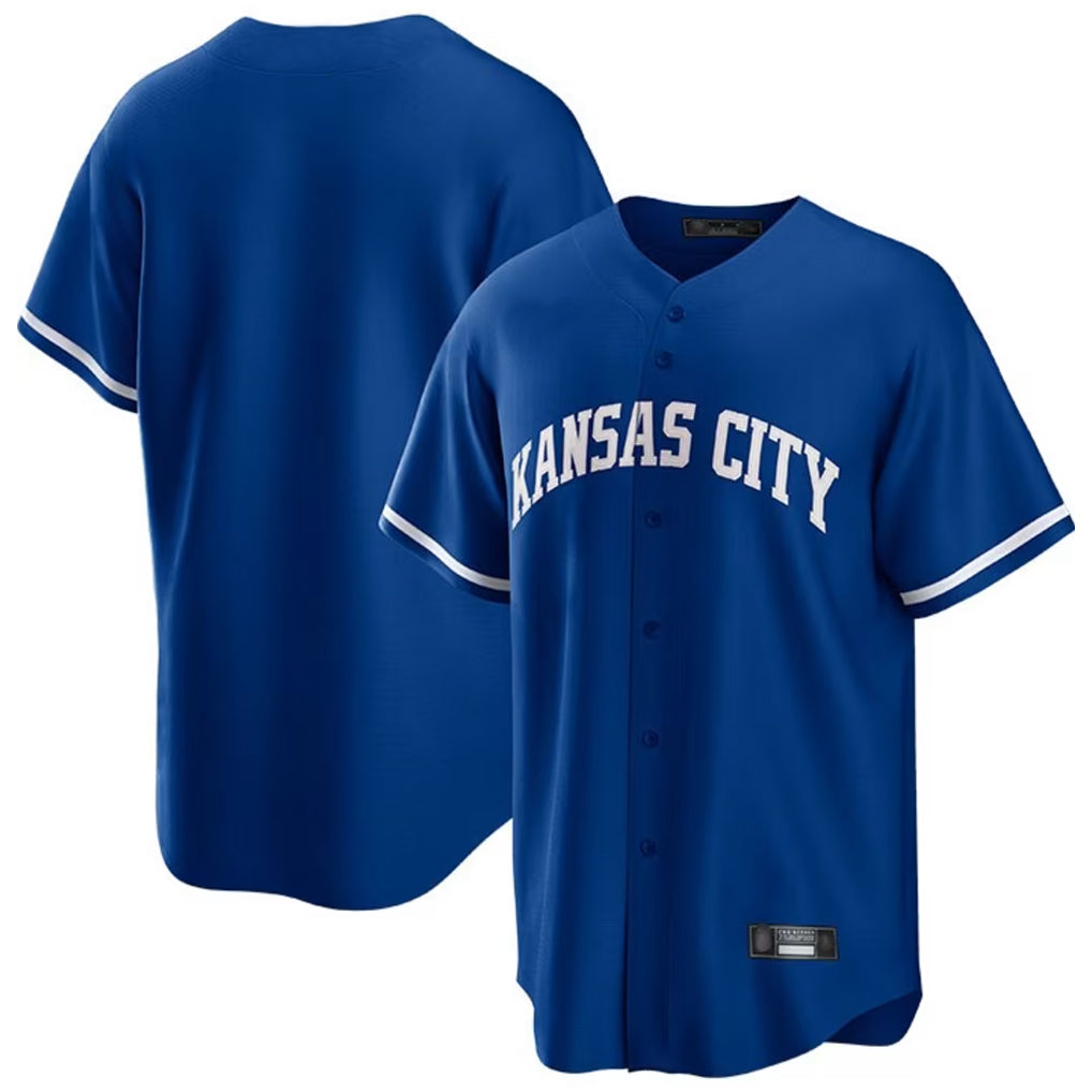 Yuxns KC.Royals Royal Game Home Blank Player Stitched Jerseys