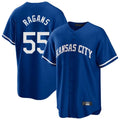 Yuxns KC.Royals #55 Cole Ragans Player Royal Game Home Stitched Jerseys