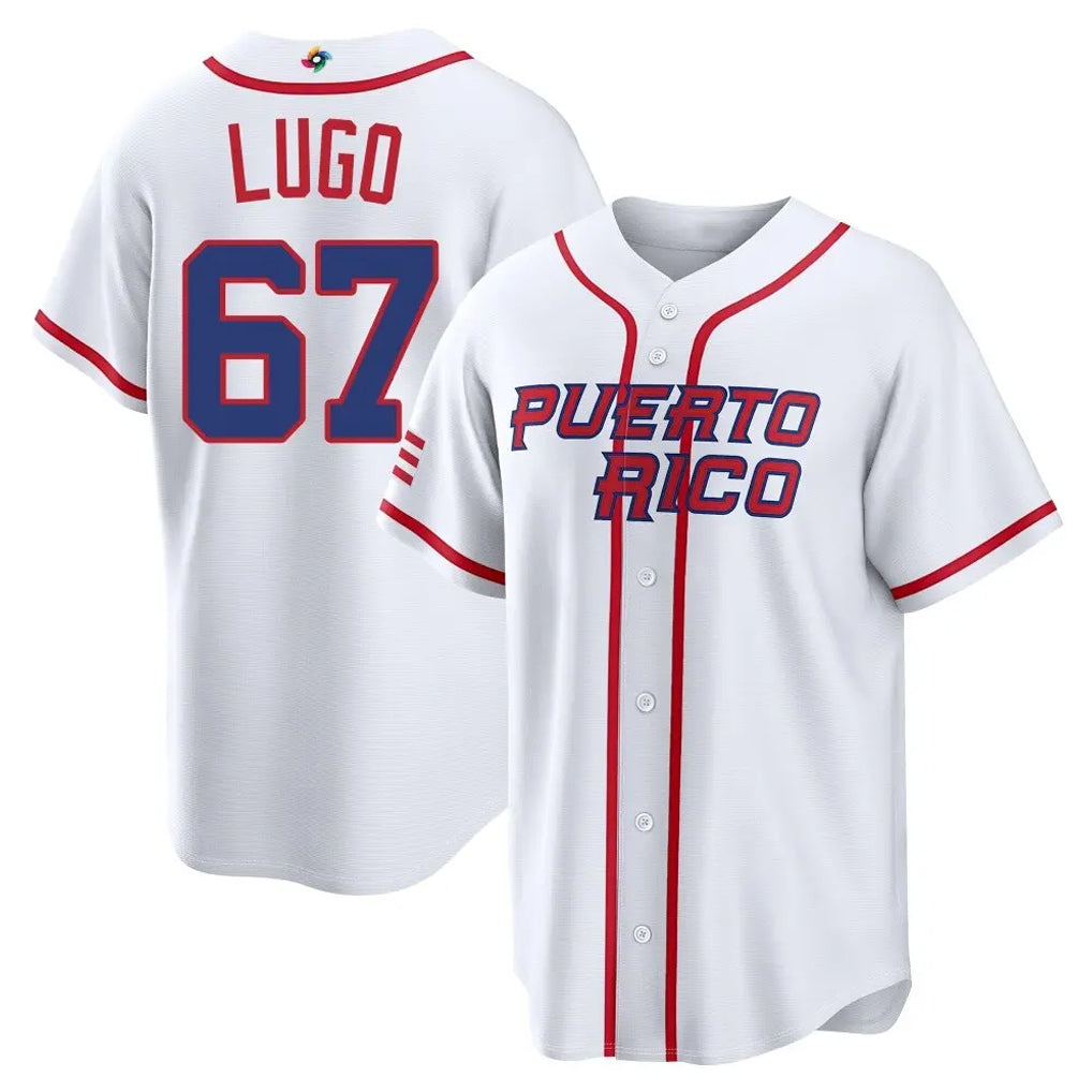 Yuxns KC.Royals #67 Seth Lugo Player White 2026 World Classic Home Stitched Jerseys